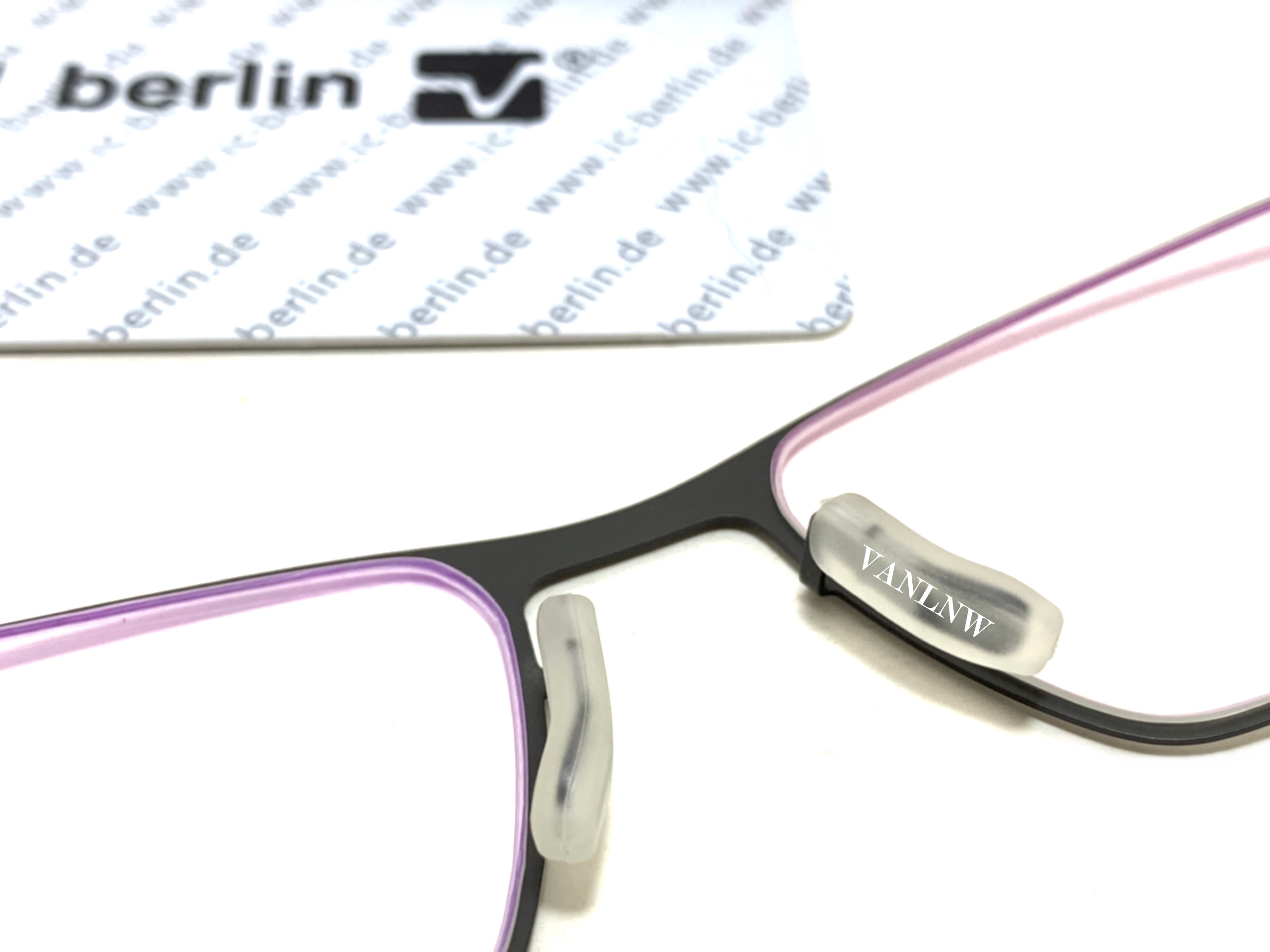 แว่นสายตา ic berlin model wasserflut gun metal 53-18 <กันเมทัล>