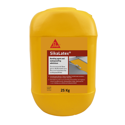 น้ำยาประสานคอนกรีต SIKA Latex 25 กก. สีใส
