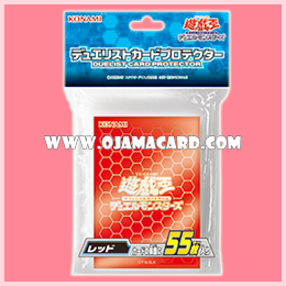 Yu-Gi-Oh! Duelist Card Protector / Sleeves — Red 55ct.