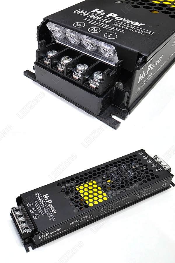 Switching Power Supply 12V 25A 300W Ultra slim PCB Potting รุ่นบาง PCB เคลือบ PU