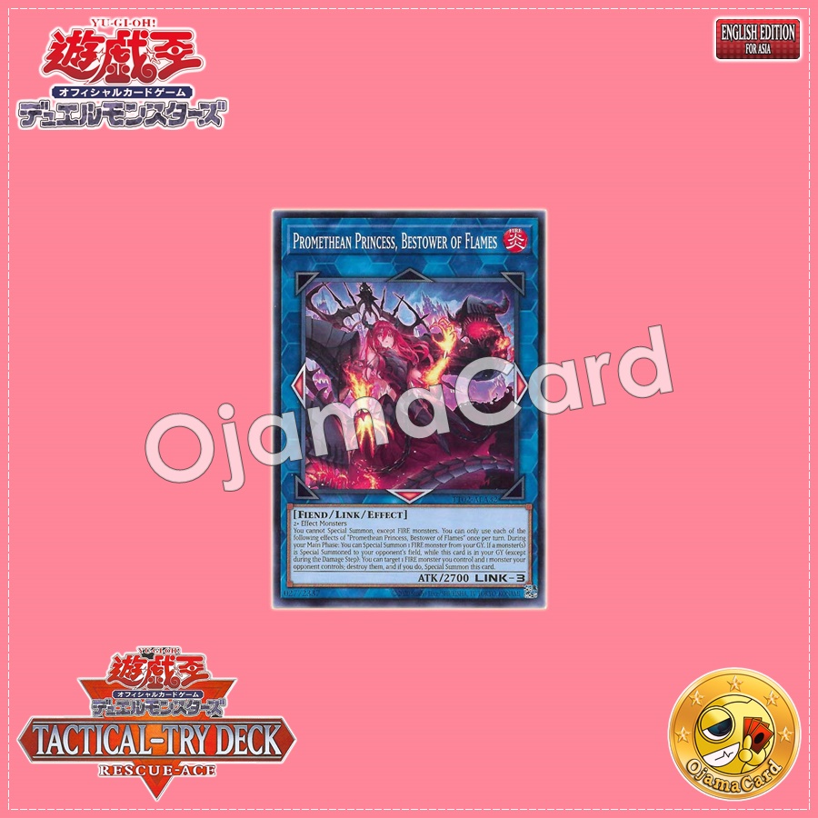 TT02-AEA32 : Promethean Princess, Bestower of Flames / Criminal Princess, Bestower of Flames (Common)