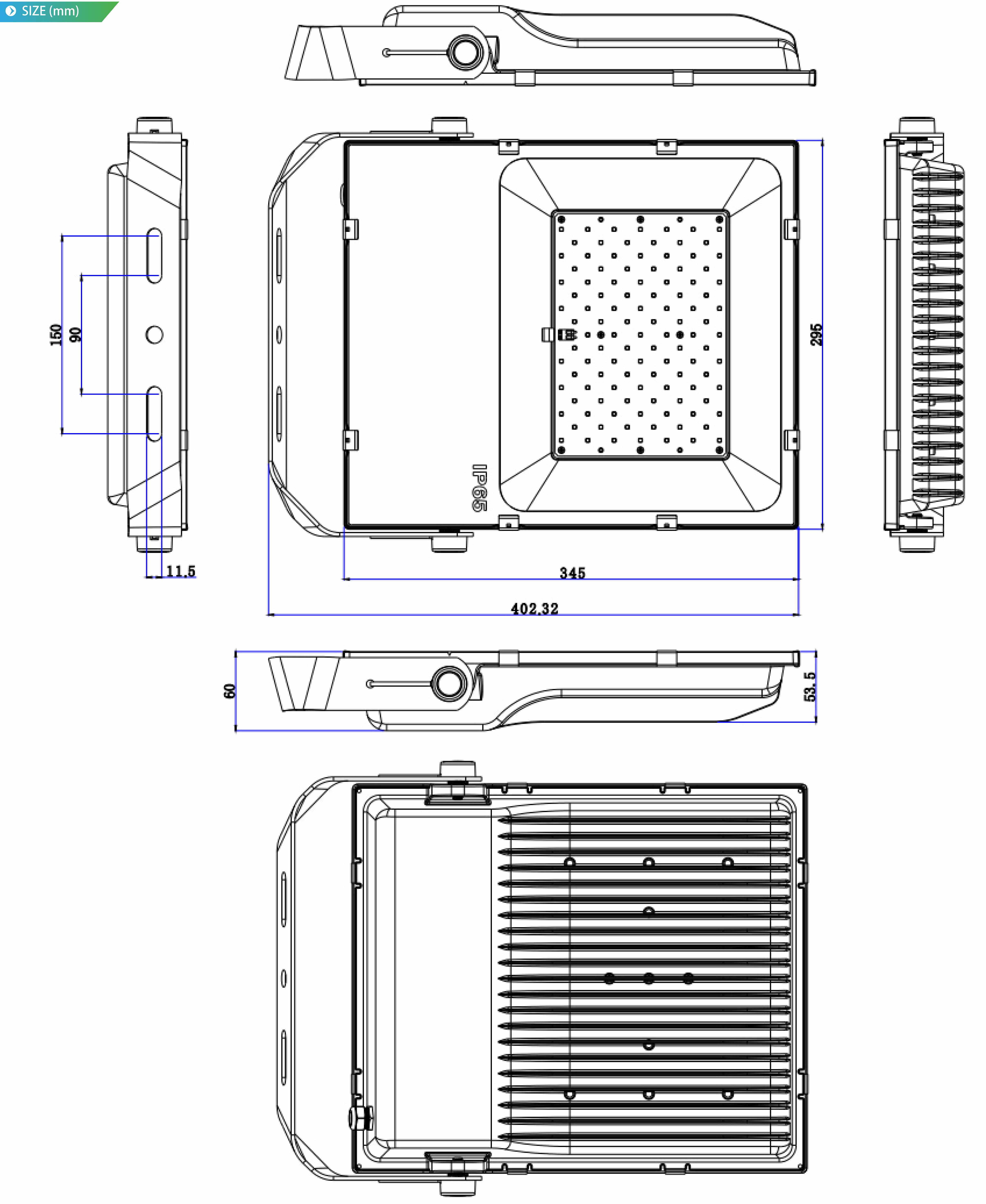 LED Flood Light 100w-Osram