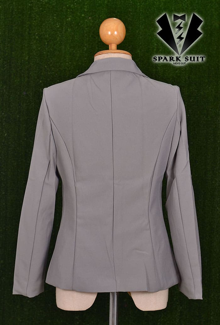 เสื้อสูทผู้หญิง เสื้อสูทใส่ทำงาน สีเทา พร้อมส่ง M,L
