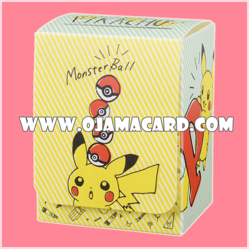 Pokémon Card Game Deck Case | Deck Box — Pikachu Drawing
