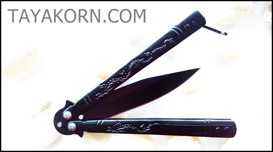 มีดบาลีซอง Black Dragon Balisong TKBS14NV