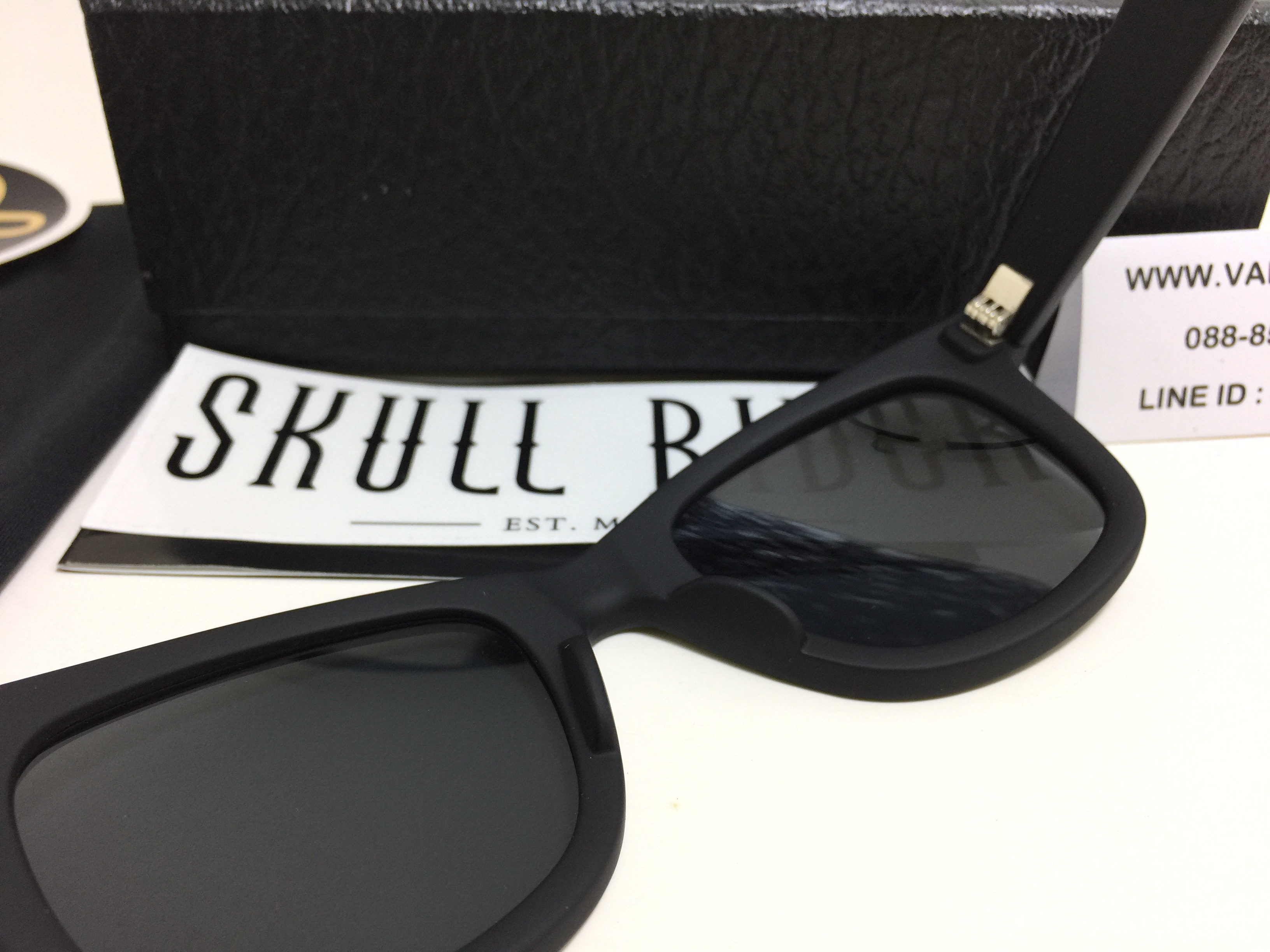 แว่นกันแดด SKULL RIDER รุ่น Rubber Stripe Gold <Skull-39>