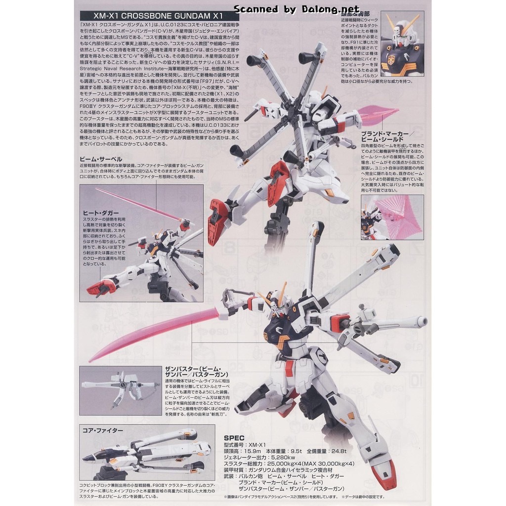 HGUC 1/144 (187) Crossbone X1 [Daban]