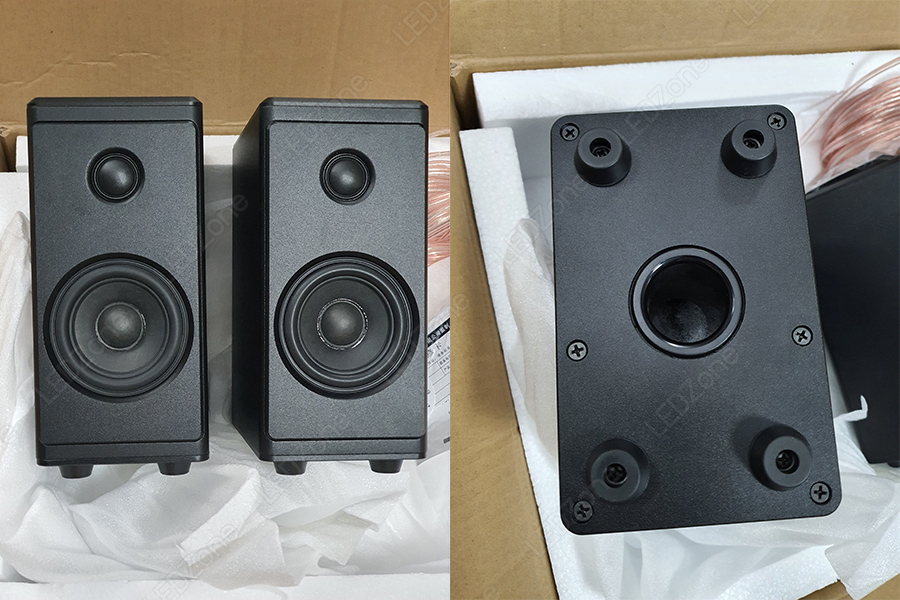 BRZHiFi Art THREE ลำโพงตู้อะลูมิเนียม ดอก B&O 3.0 นิ้ว 40W 4Ω Passive Speaker +วงจร Crossover แยกย่านเสียง BRZHiFi Art 3