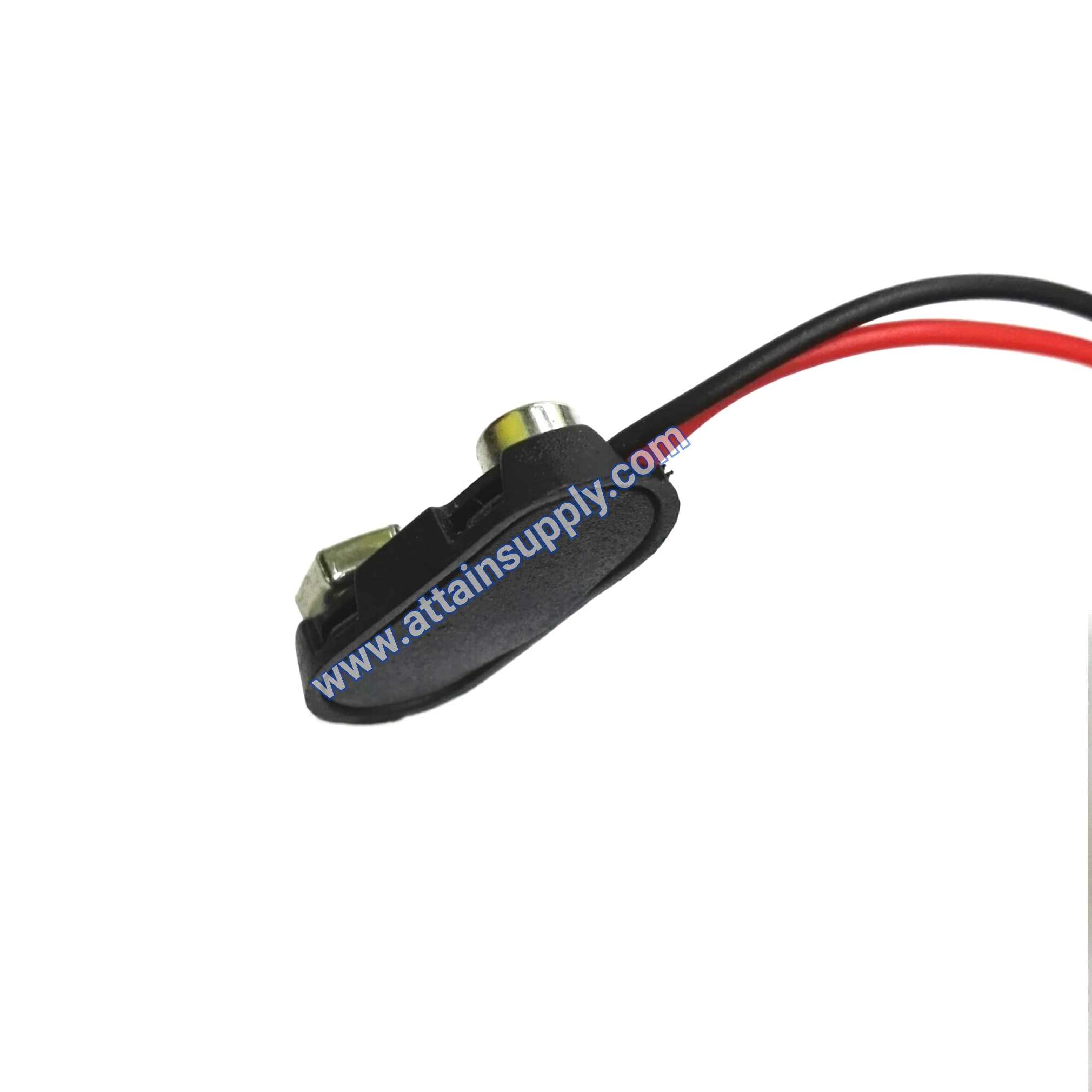 ขั้วถ่าน9V พร้อมสาย/รุ่นฝาแข็ง