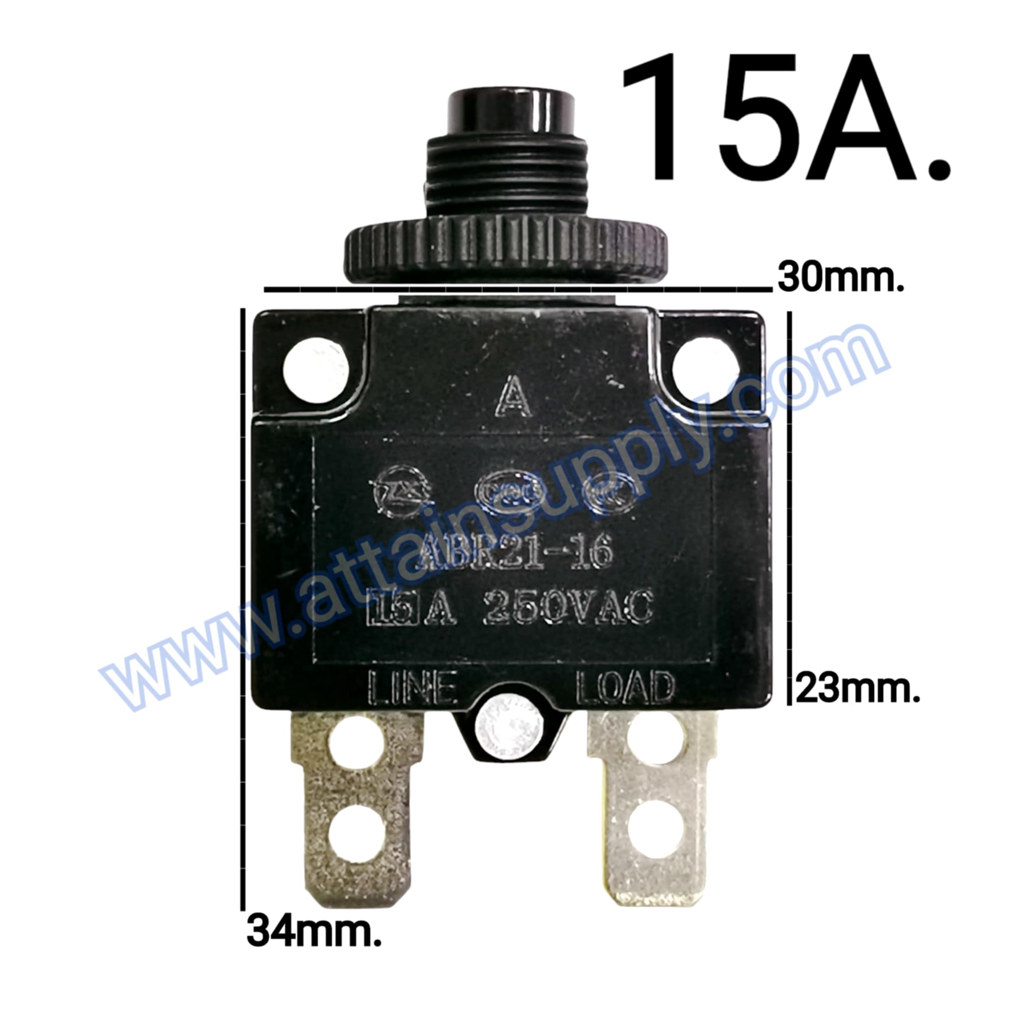 โอเวอร์โหลดสวิทช์ 15A.