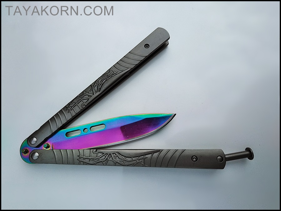 มีดบาลีซอง ซิลเวอร์สไปเดอร์ Silver Spider Balisong TKBS-BT4