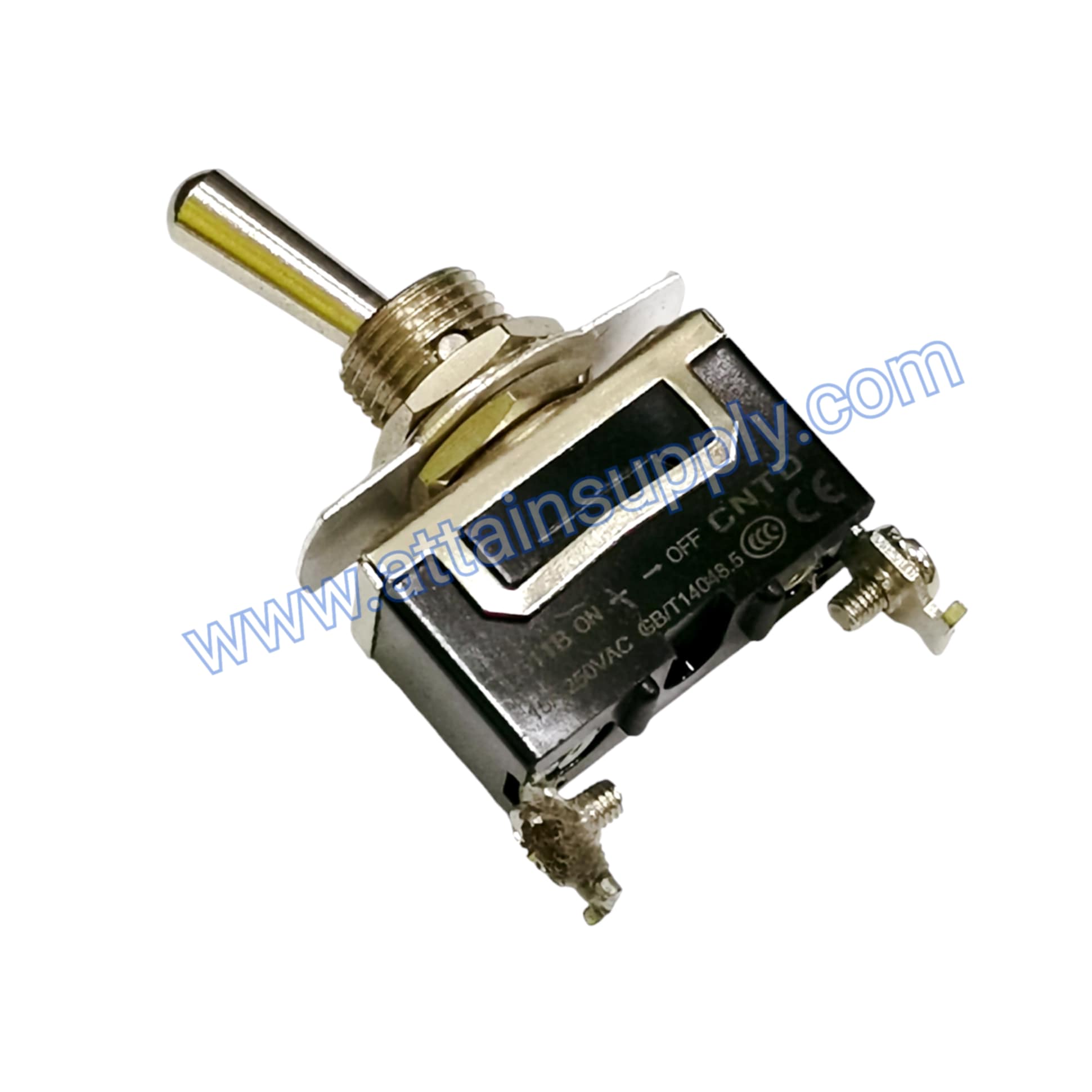 สวิทช์โยก ON-OFF 2ขา-แบบขันน็อต/สีดำ HIGH QUALITY