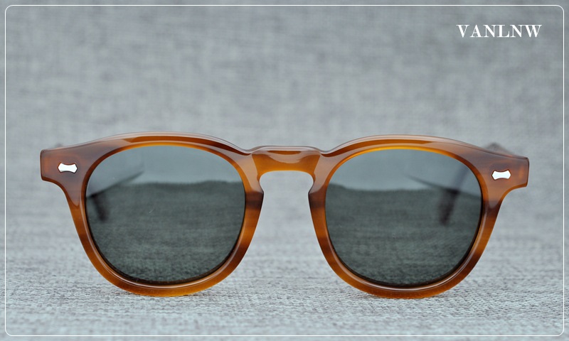 แว่นกันแดด MOSCOT LEMTOSH 46-23 145 COL.Blonde <กระน้ำตาล>