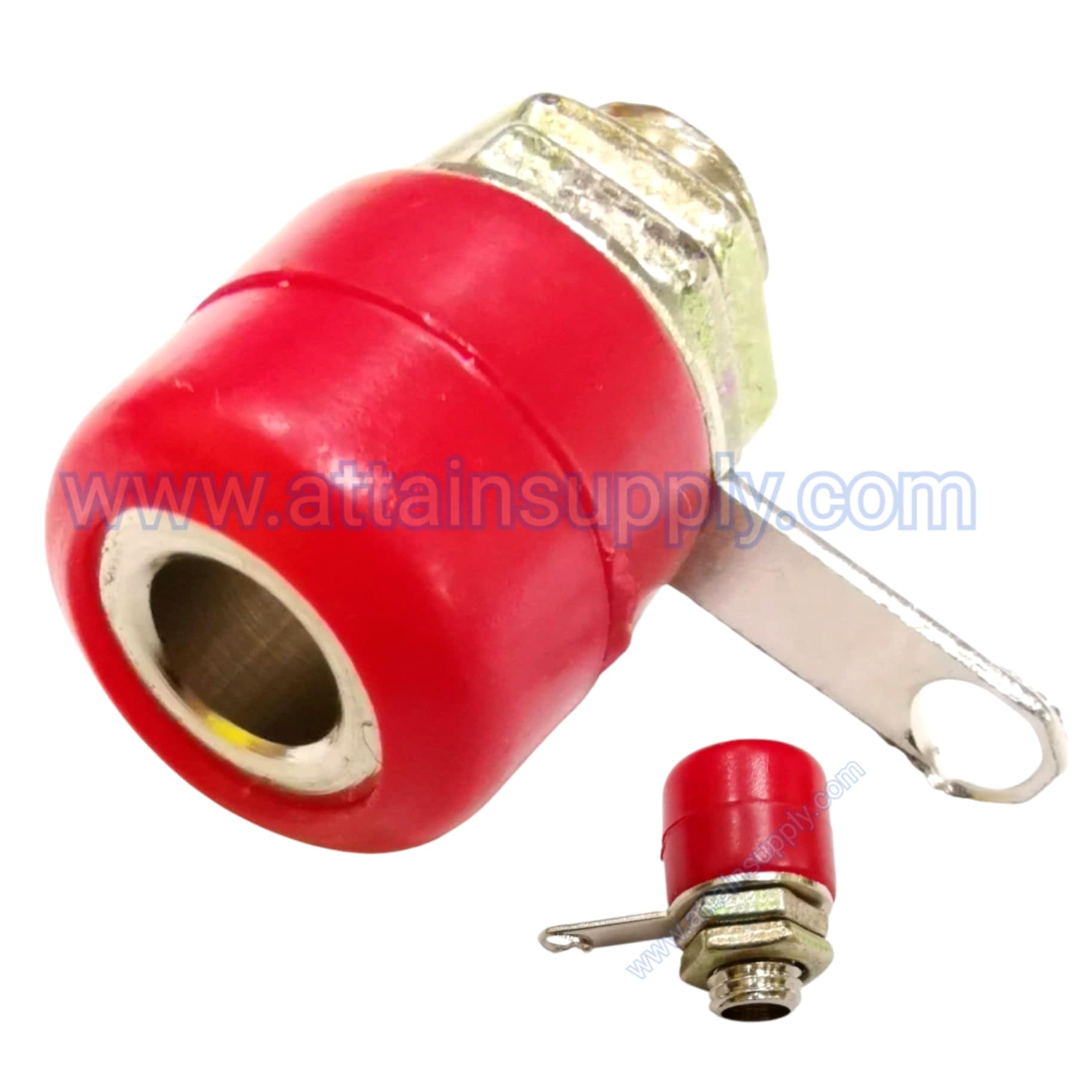 BIDINGPOST กลมสั้น-ขอบมน/RED