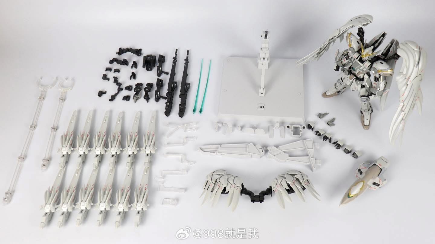MG 1/100 Wing Show White Prelude Alloy Frame (8827) [Daban]