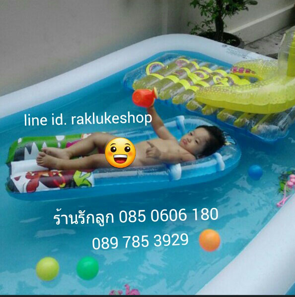 Bestway สระเป่าลม ขนาดครอบครัว 305x183x56 cm สระน้ำเป่าลมของเด็ก สระน้ำของเด็ก สระของเด็ก สระน้ำเด็ก สระว่ายน้ำ