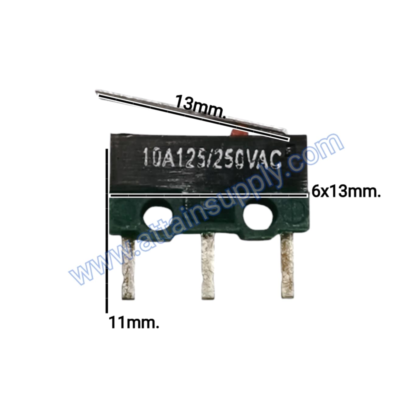 ไมโครสวิทช์-รุ่นจิ๋ว/3ขา แกนสั้น