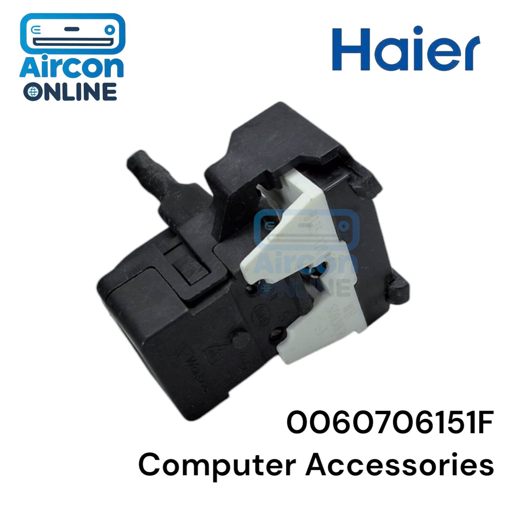 Compressor Accessories ชุดสตาร์ทคอมเพรสเซอร์ / รีเลย์ โอเวอร์โหลด ตู้เย็น Haier รุ่น HRF-170 MNI และ HRF-190MNI หัส 0060706151F ของแท้ ใหม่ มือ 1