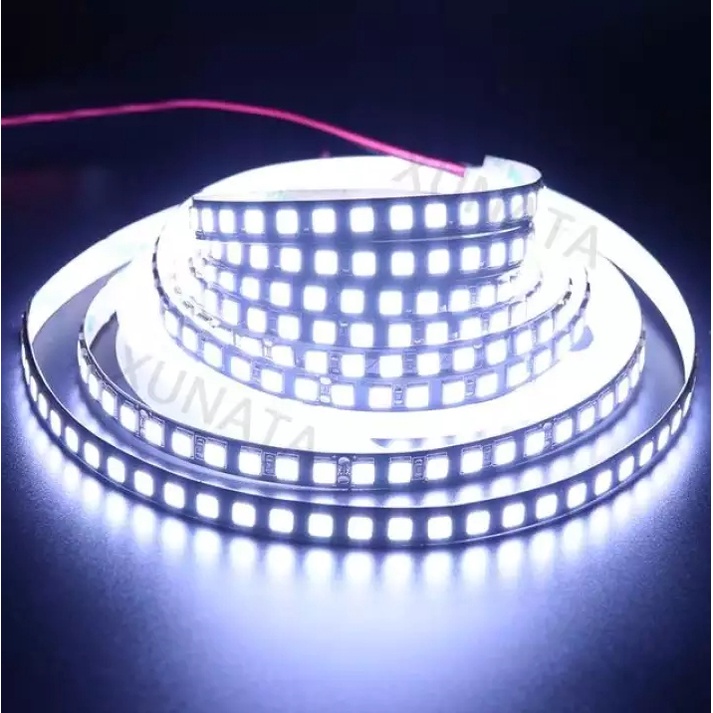 [Extreme Light Plus] สว่างที่สุด LED Strip เส้น 5054 120 เม็ด/M ม้วน 5 เมตร สี white 8000K (ไม่กันน้ำ IP20)