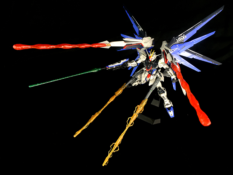 FIRE DRAGON EXPANSION EFFECT SET FOR MG 1/100 FREEDOM Ver.2.0