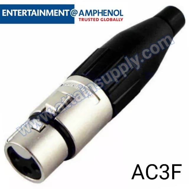 J.XLR-3P.-AMPHENOL/AC3F