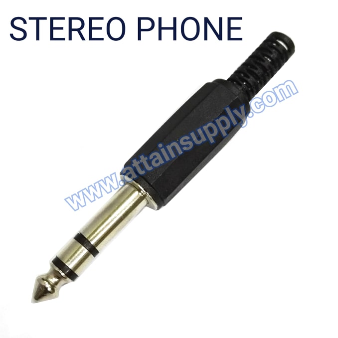 P.PHONE STEREO-PLASTIC/BLACK
