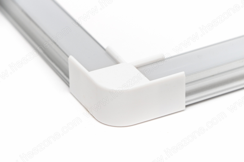 ตัวเข้ามุมสำหรับรางอะลูมิเนียม U Deep รหัส LAR_16 รางไฟ Aluminium Profile รางอลูมิเนียม ใช้กับไฟเส้น LED รางไฟเส้น rail led track โพรไฟล์