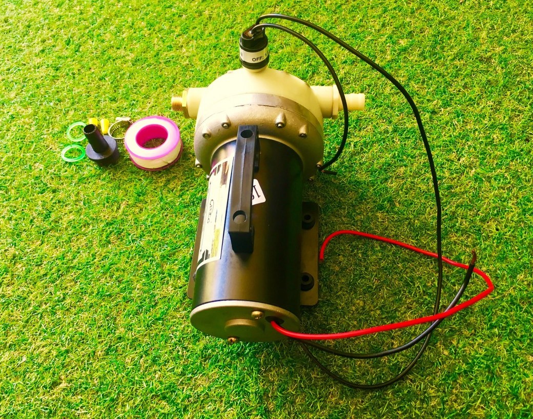 ปั๊มน้ำ DC 12V Model 5G-180 ( แรงดัน 13 บาร์ )