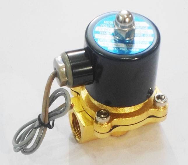 07-2W-06-1-24VDC-LA โซลินอยด์วาล์ว วาล์วไฟฟ้า วาวล์น้ำ วาล์วลม ทองเหลือง N/C 24V DC 3/4" LAIZE