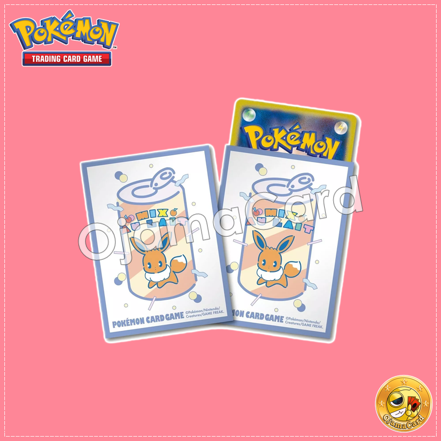 Pokémon Card Game Deck Shield | Card Sleeves — MIX AU LAIT • EEVEE (64ct)「1 Pack」