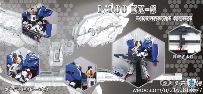 ชุดแต่ง 1/100 MG Ex-S