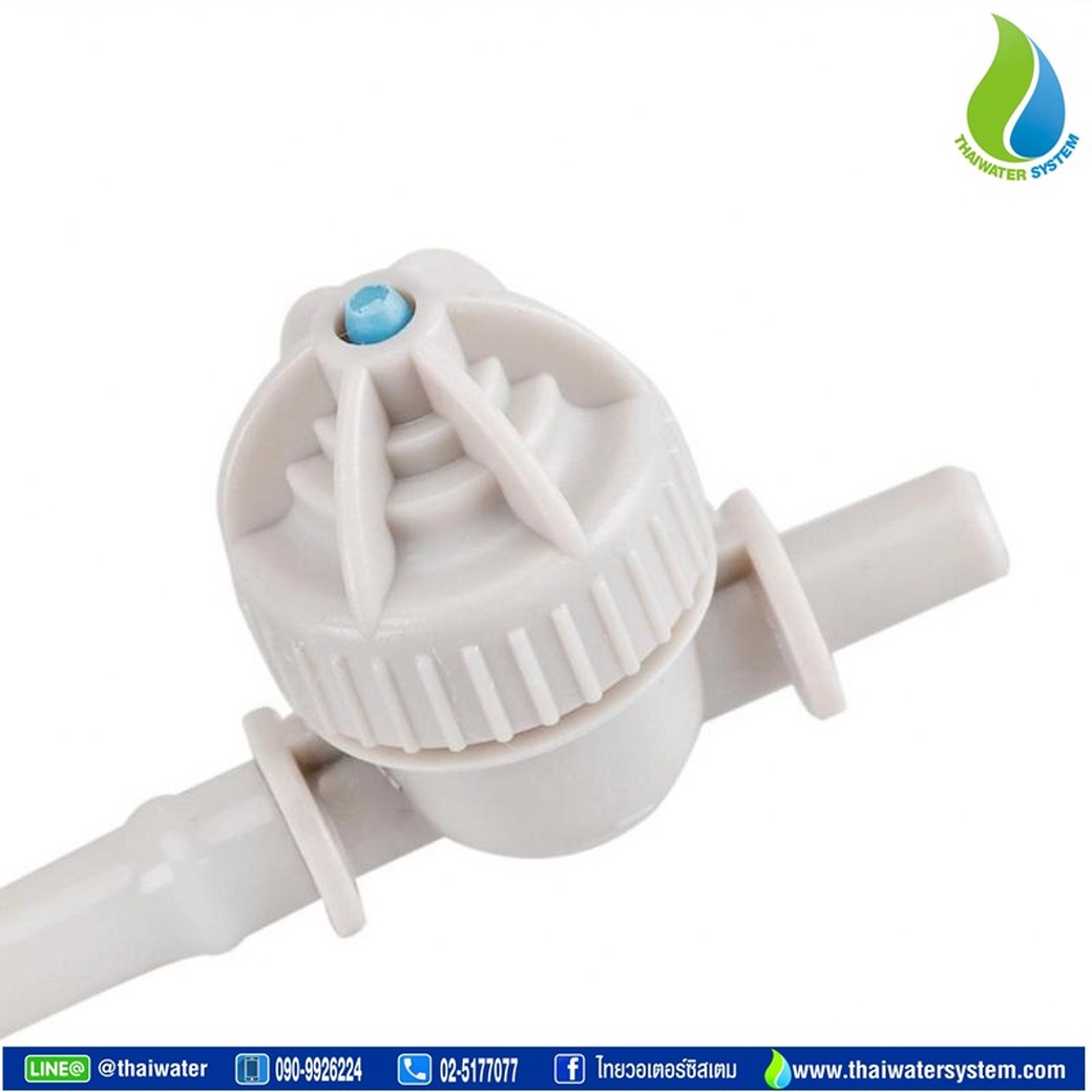 05-MSP-28-W MSP-28 หัวพ่นหมอก 4 ทาง THAIWATER 0.8 มม. สายยาว 50 ซม. แบบเสียบกับท่อ PE SKU-752