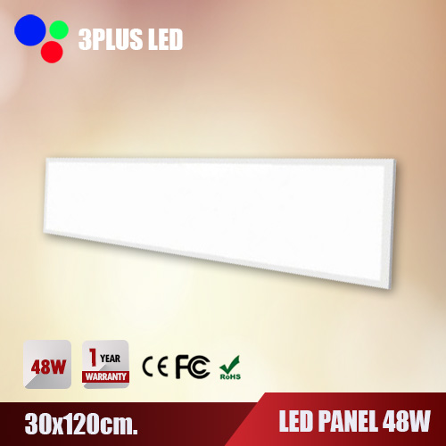LED Panel 48W 30x120cm-แบบแทนแผ่นฝ้า
