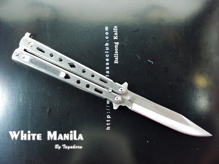 มีดBalisong TKBS 113S002 White Manila