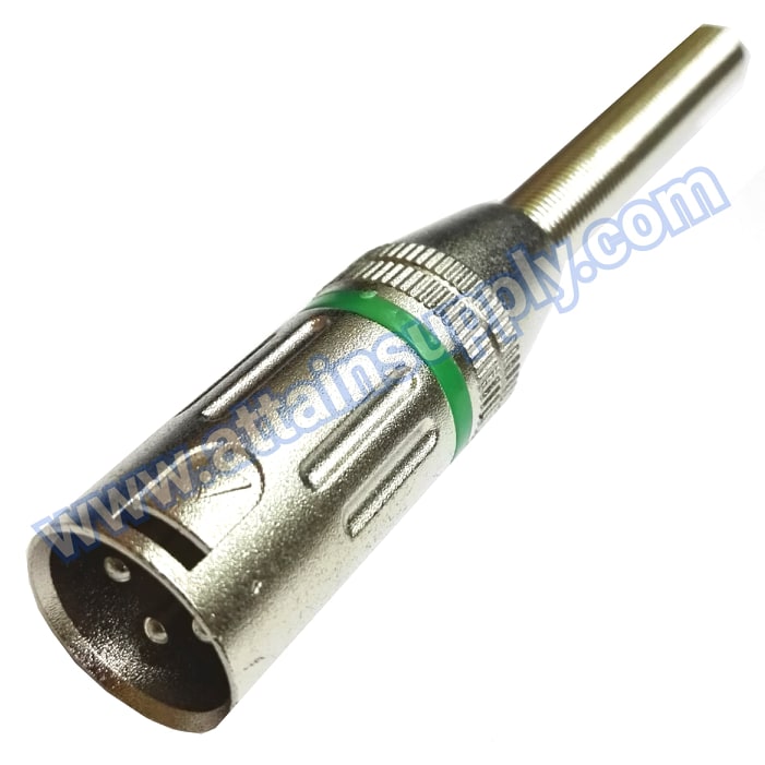 P.XLR 3P.-COLOUR-SPRING/GREEN