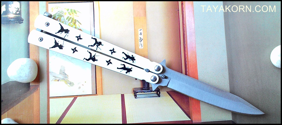 มีดควงเดอะชาโดว์ THE SHADOW BALISONG KNIFE TKBS-SD1