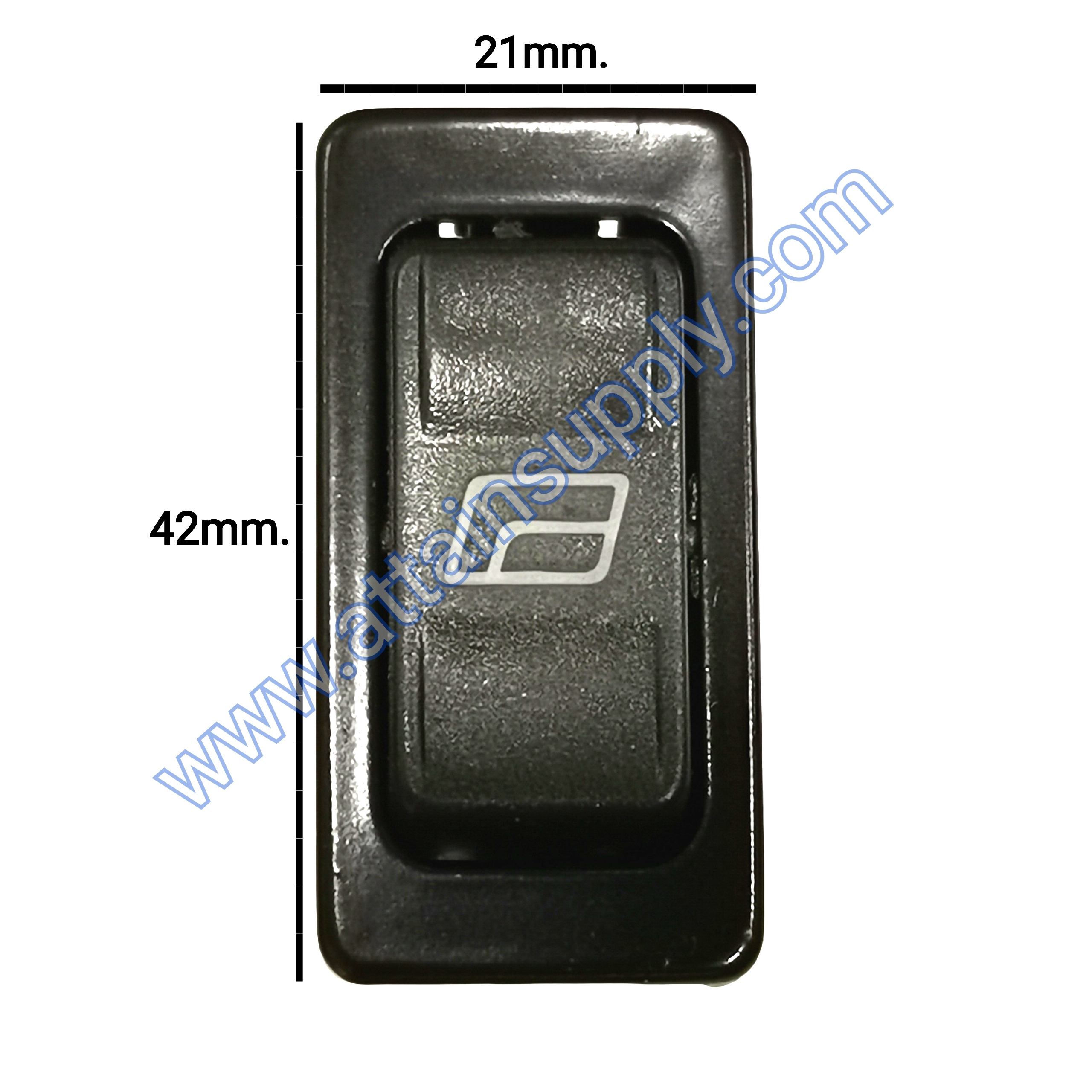 สวิทช์กระจกรถยนต์ DC12V.-20A 5ขา./มีไฟ-สีแดง