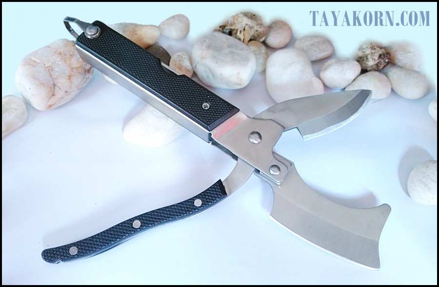 ขวาน-กรรไกรตัดกิ่งไม้ 7 in 1 Multi Axe-Pruning Shears 7 in 1 TKCA8585