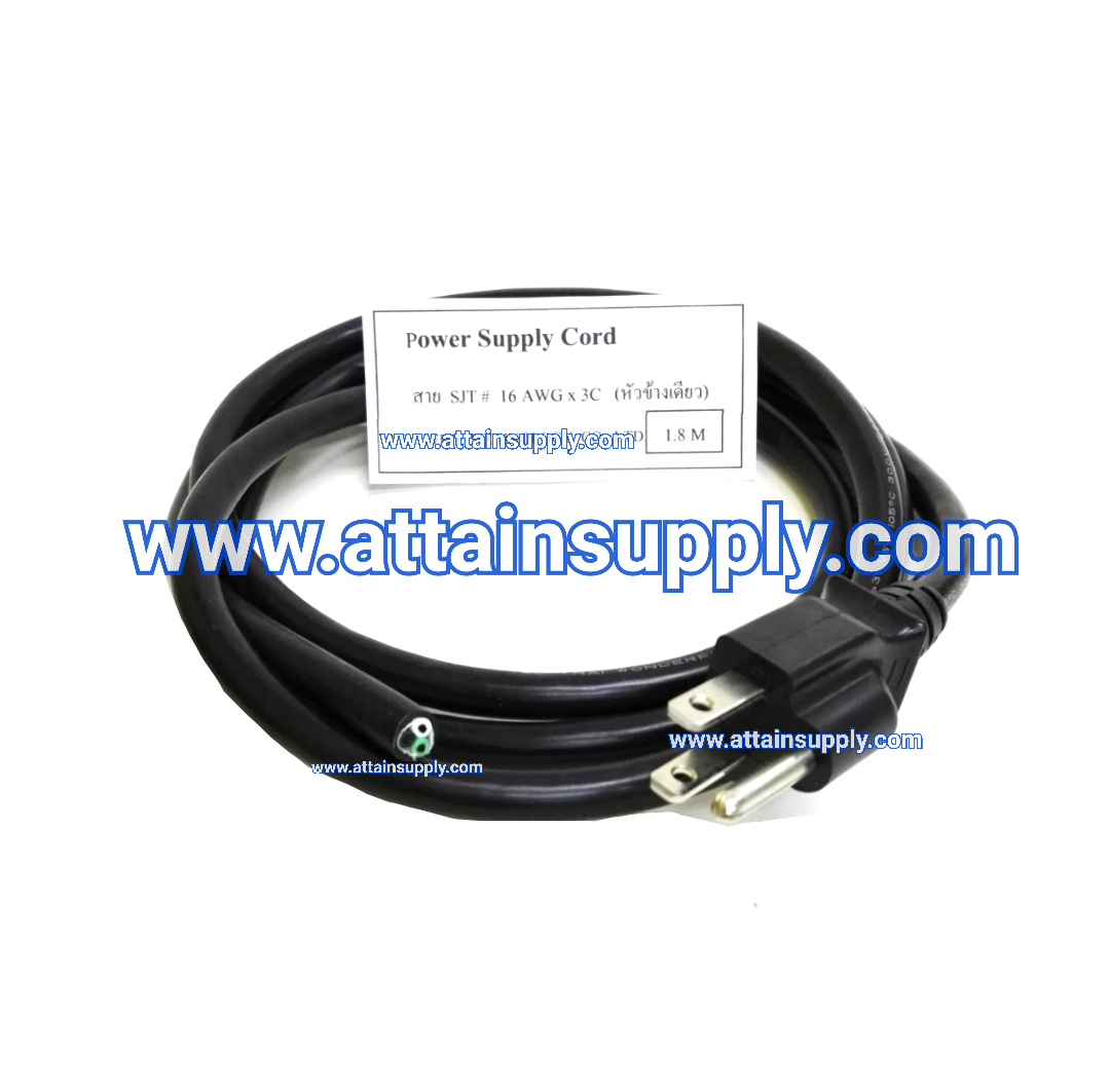 สายP.AC3ขา-16AWGปลายเปลือยJSL/1.8M.