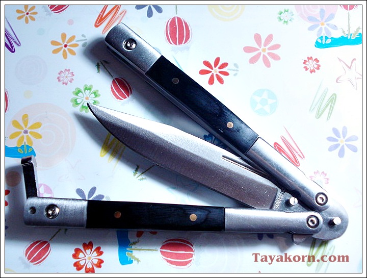 มีดBalisong TKBS 003US The Black Forest มีดบาลีซองป่าดำ