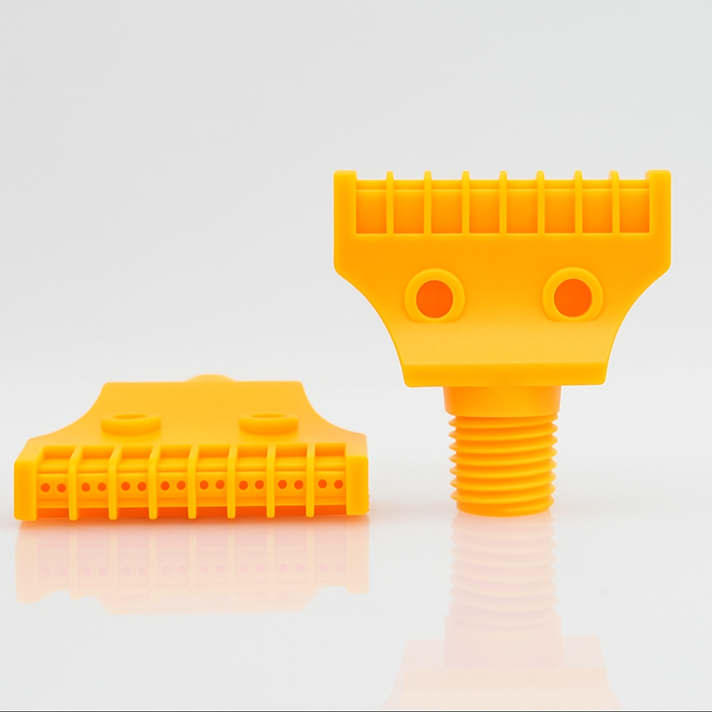 หัวฉีดเป่าลมไม้ไผ่อเนกประสงค์ 1/4 นิ้ว 40mm สีเหลือง
