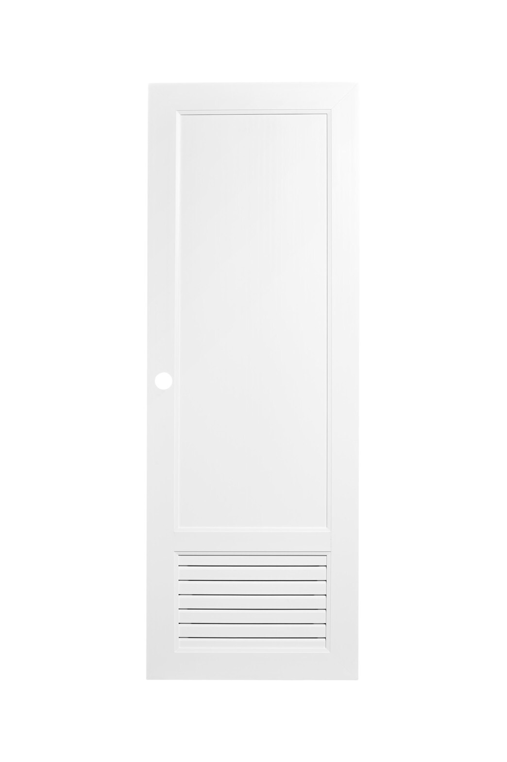 ประตูห้องน้ำ UPVC รุ่น MT-4 ขาว 70*180