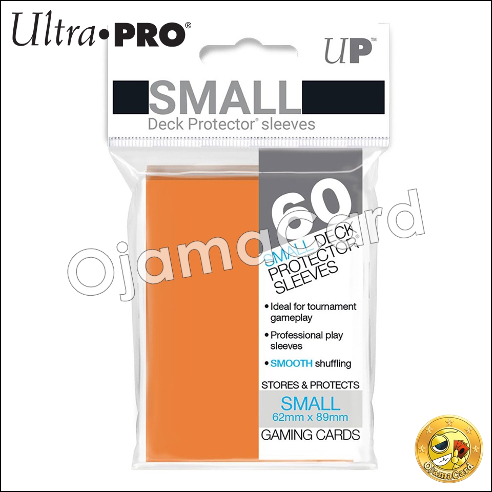 Ultra•Pro PRO-Gloss Small Deck Protector Sleeves (60ct) — Orange