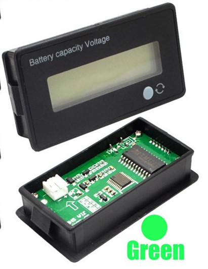 เครื่องวัดค่า % และวัดโวลต์แบตเตอรี่ 24V