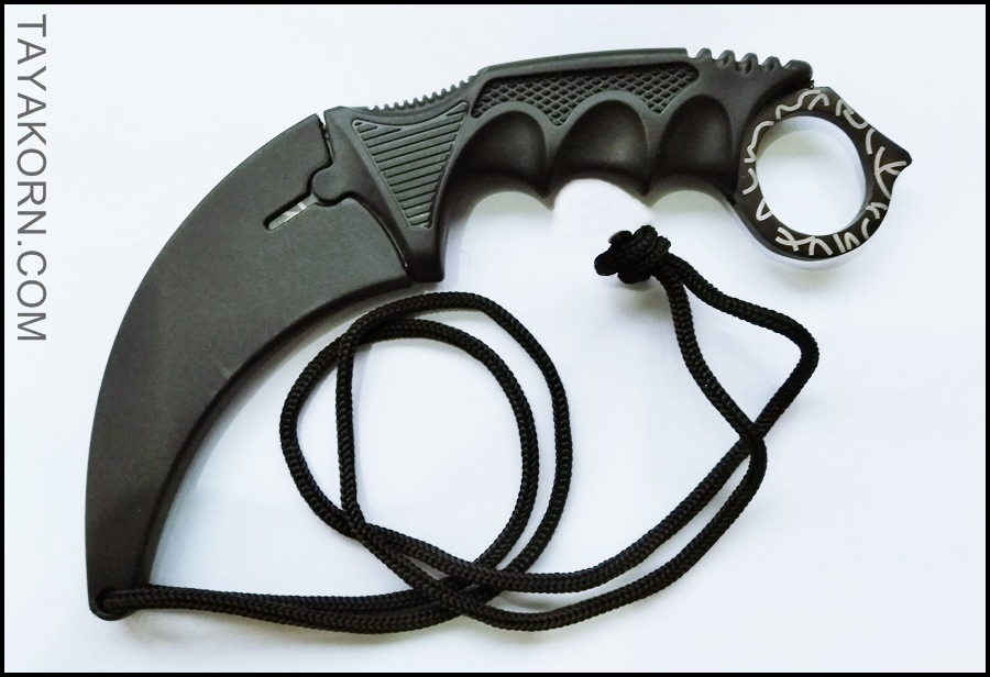 มีดคารัมบิตแบล็คสไปเดอร์ Black Spyder Karambit Knife