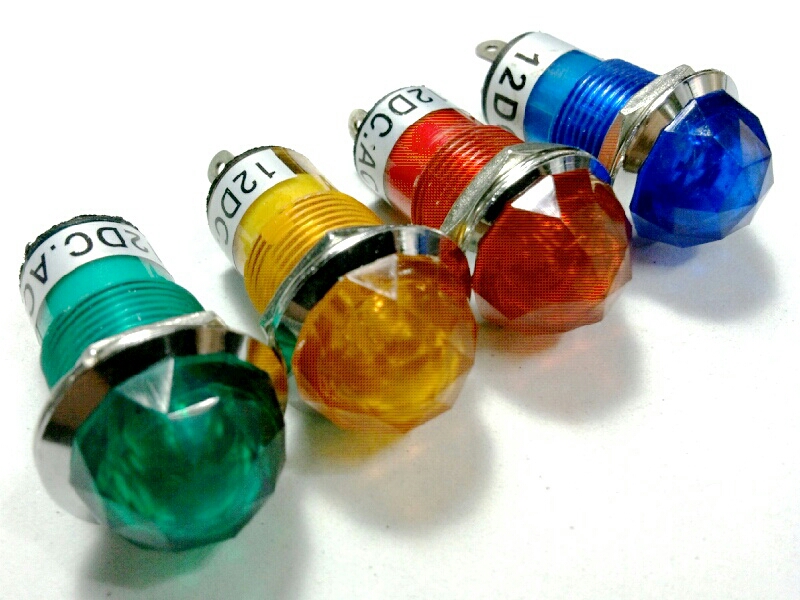 หลอดหน้าปัด-หัวเพชร/12V