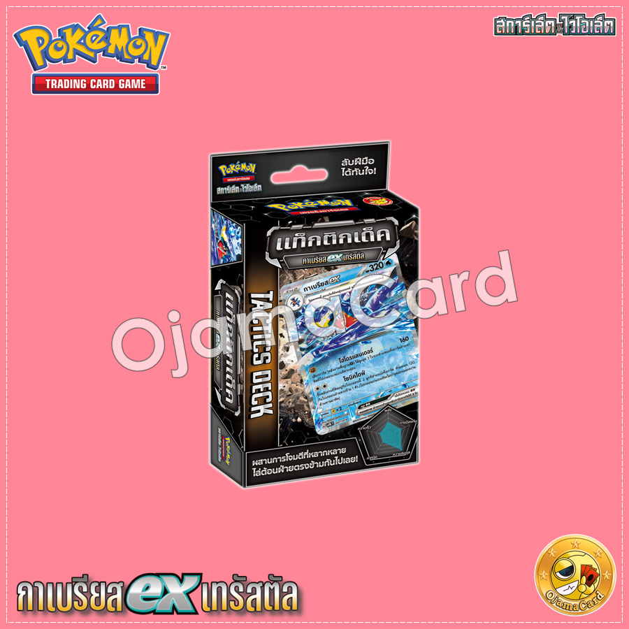 Pokémon TCG Scarlet & Violet (สการ์เล็ต & ไวโอเล็ต) — Tactics Deck (แท็กติกเด็ค) : Gaburias ex Terastal (กาเบรียส ex เทรัสตัล) [SVTGT]「1 Deck」