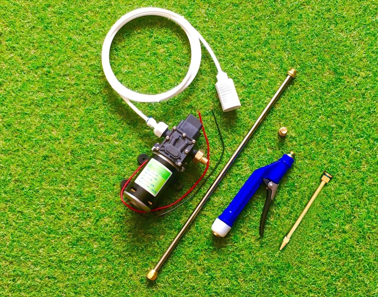 ชุด 19 ปั๊มพ่นยา DC12V 11 บาร์ ( สินค้าขายดี )