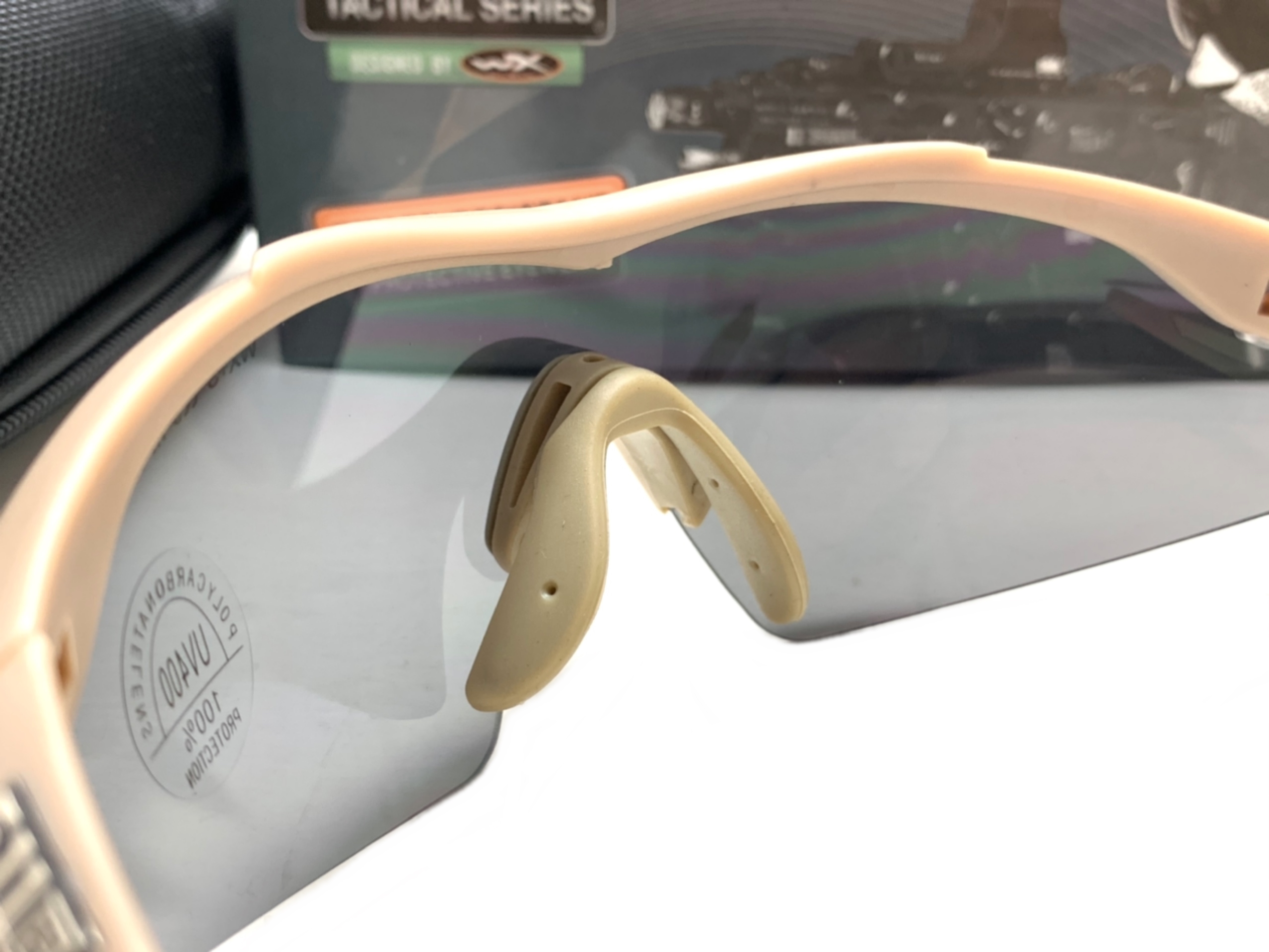 แว่นตาทหาร 5.11 AILERON SHIELD EYEWEAR x 3 LENSES <เบจ>