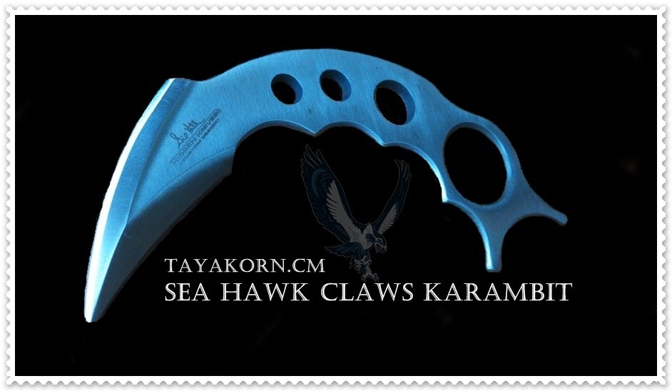 มีดซ้อมคารัมบิตเหยี่ยวทะเล Sea Hawk Claws Karambit Trainer Knife